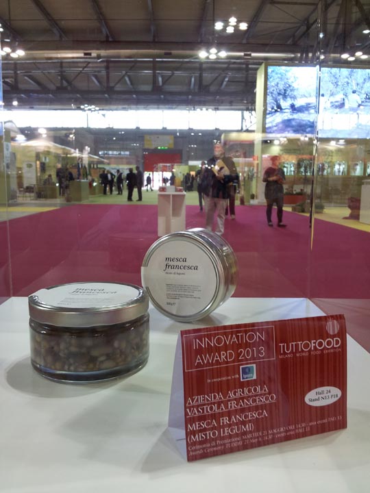 Premio Innovazione e prodotto tuttofood 2013